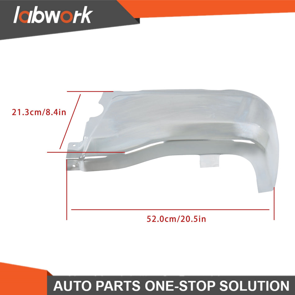 Labwork RH Bumper Face Bars Rear For Ford Ranger 2019-2023 W/O Sensor Holes