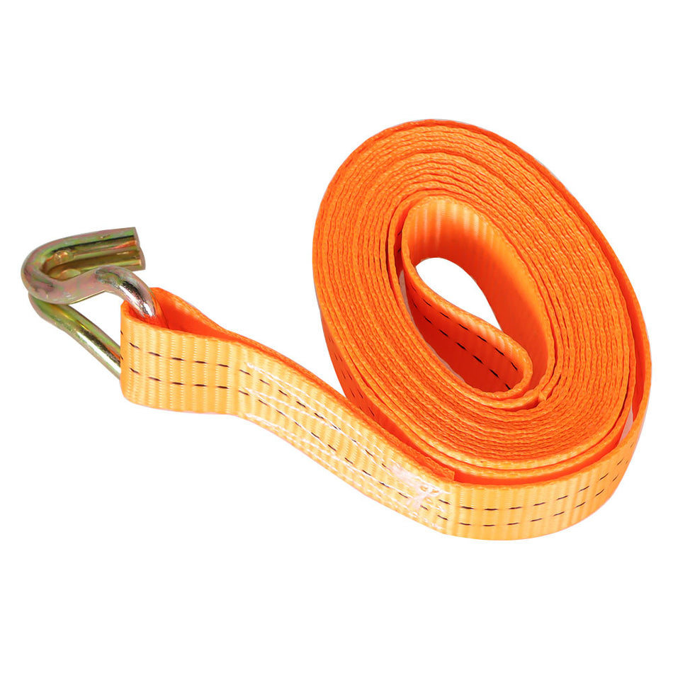 10 Set Ratchet Straps With J Hook Heavy Duty Tie Downs 4000 Lbs 1.5In x 20Ft