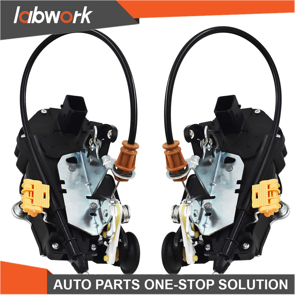 Labwork Rear Door Lock Actuator Latch For 08-09 Silverado Sierra Crew Cab Truck