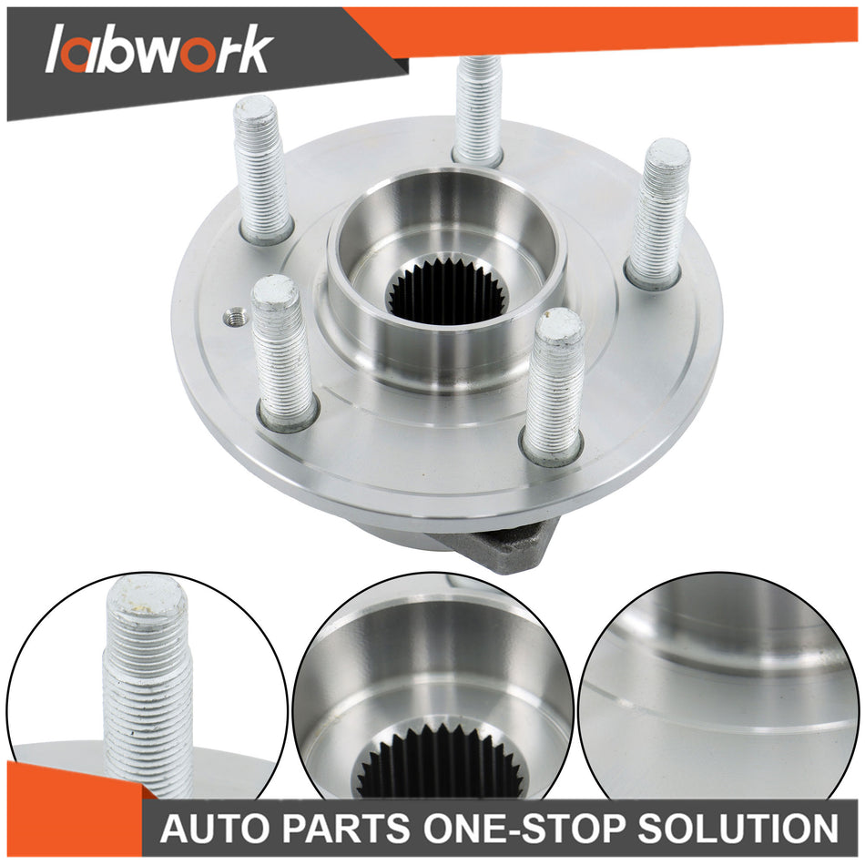 Labwork Front Wheel Hub Bearing 2010-2015 For Cadillac CTS XTS Chevy Impala 3.6L