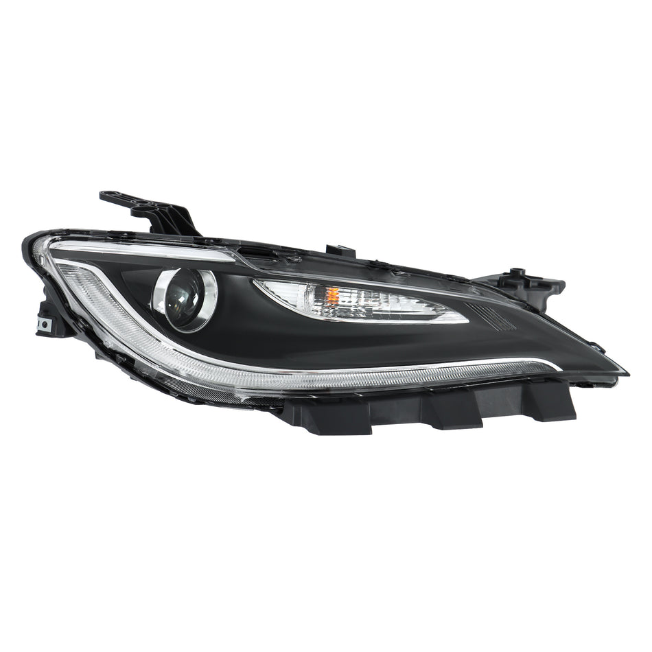 Labwork Right Headlight For 2015-2017 Chrysler 200 Halogen W/LED DRL Chrome Trim