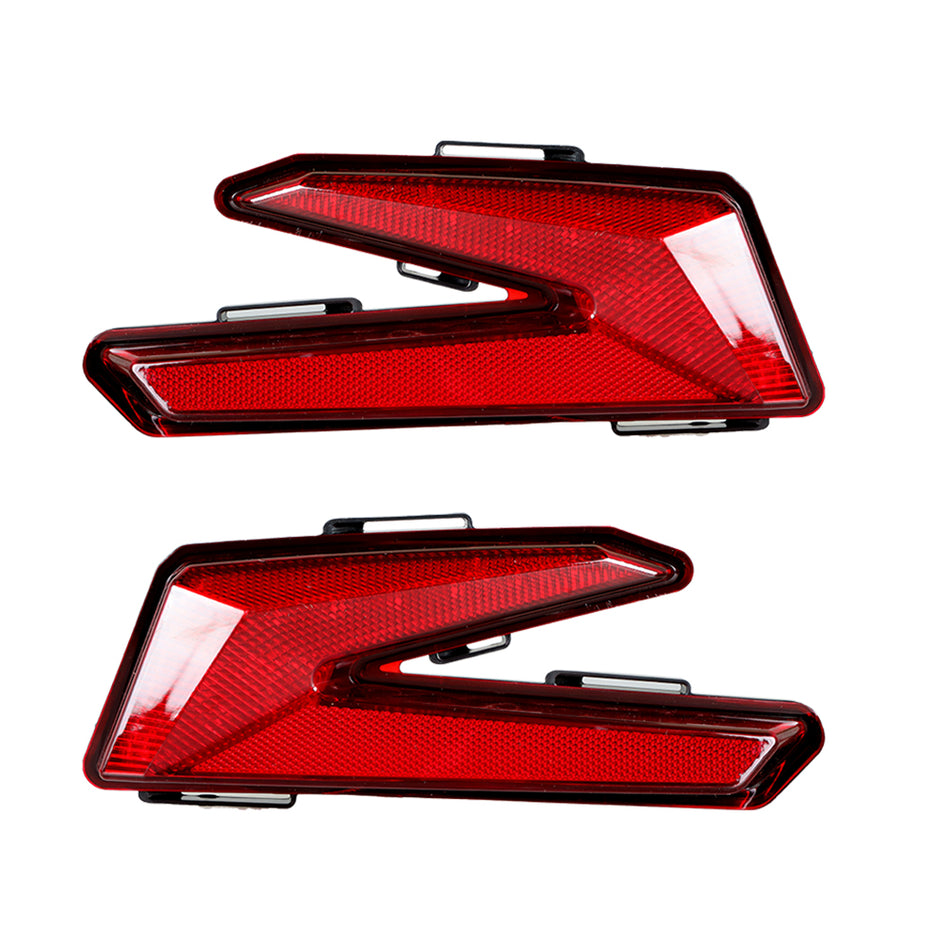 Left Right Red LED Brake Tail Lights For 2017-2021 Can-Am Maverick X3 Max R 4x4