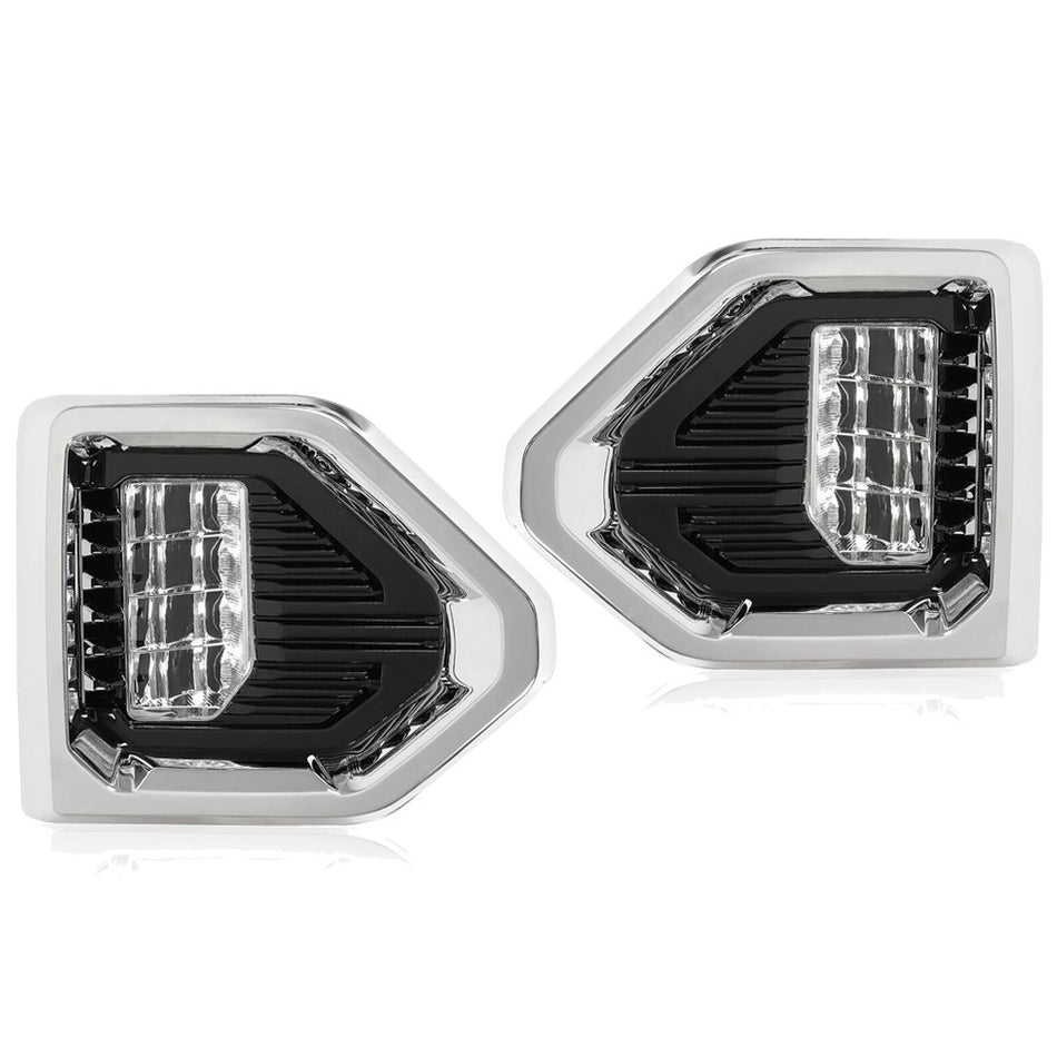 Labwork Front LED Fog Lights Lamps Fit For GMC Sierra 1500 2019-2022 AT4 Denali