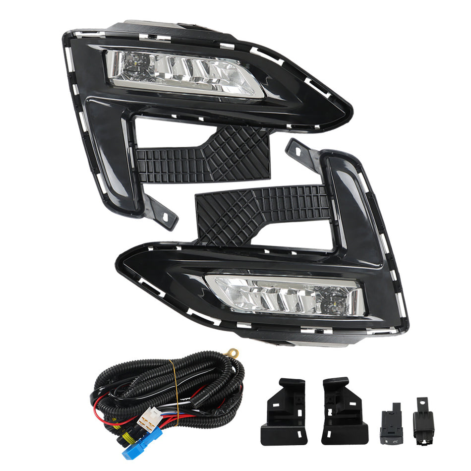 Labwork Front LED Fog Lights For Nissan Sentra 2020-2022 Driving Lamps w/ Switch