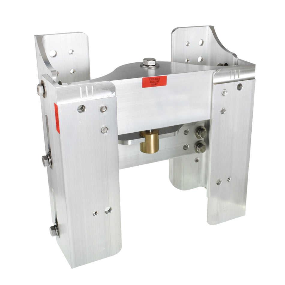 JPL4500 Adjustable 6" Outboard Boat Jack Plate High Strength polished Aluminum