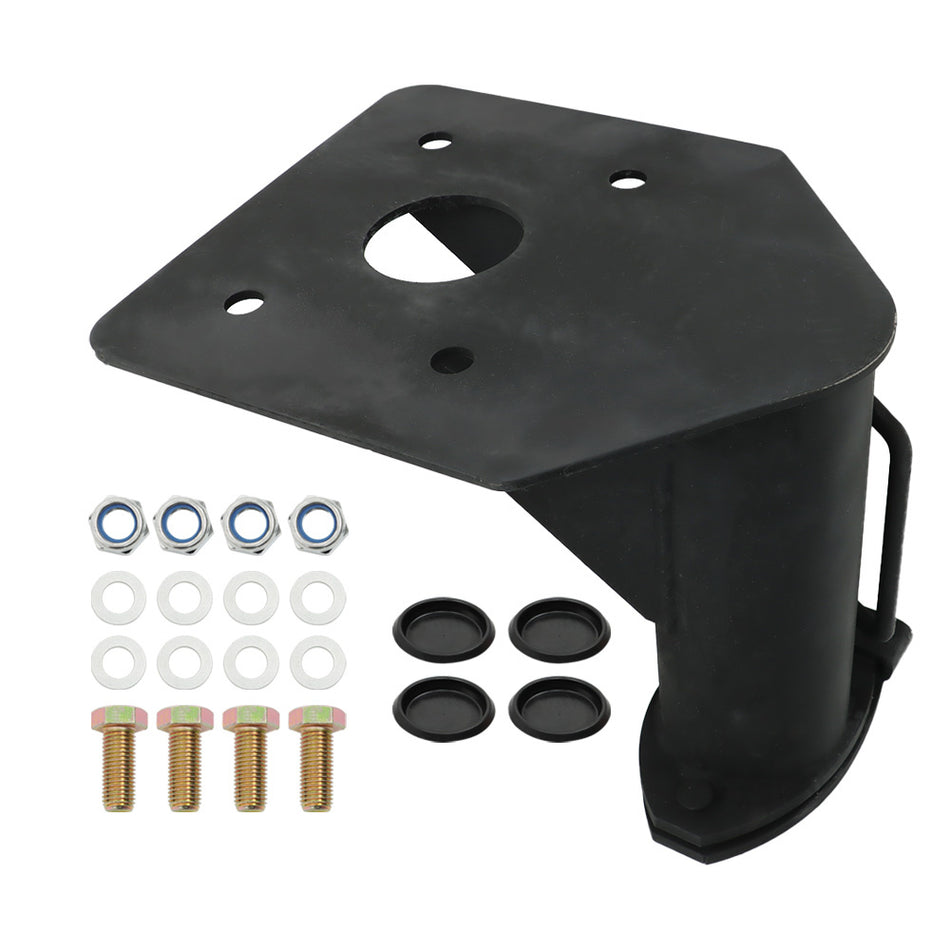 Labwork To Goose Neck Ball Adapter with 7 3/4" Forward Offset 12" Fifth Wheel RV
