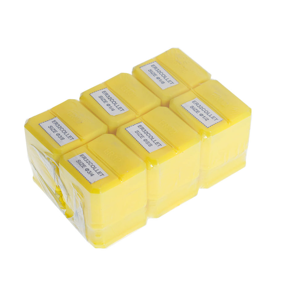 6Pcs ER32 Spring Collet 1 / 2 "1 / 4" 3 / 4 "1 / 8" 3 / 8 "5 / 8" For Milling