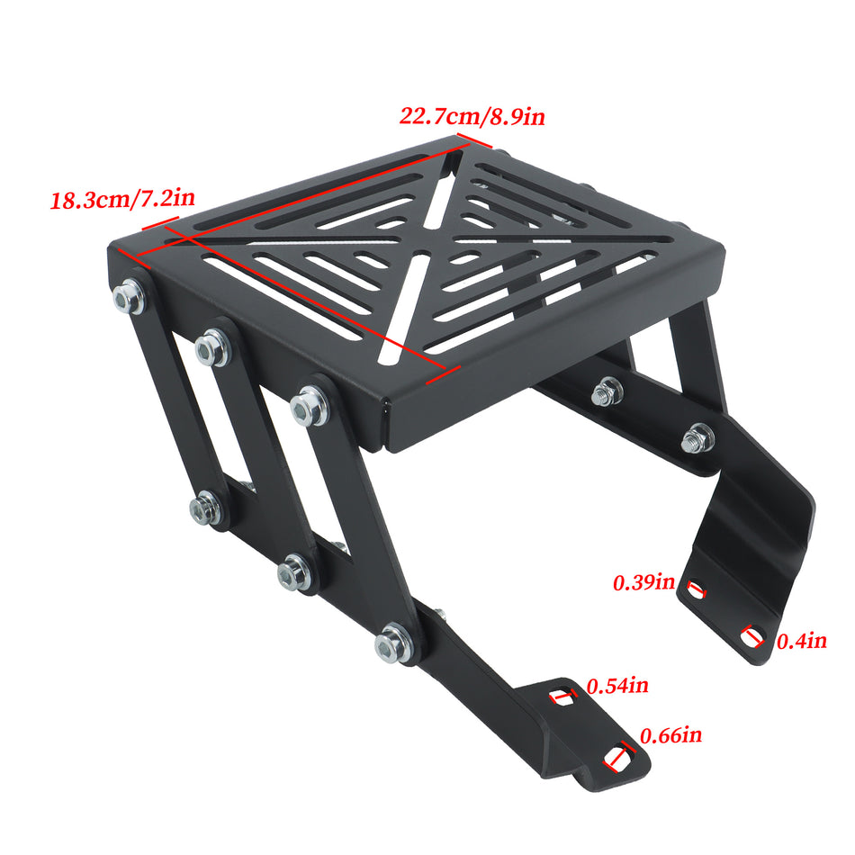 Motorcycle Trunk Mount Carbon Steel Convenient Storage Tour Pack Luggage Rack