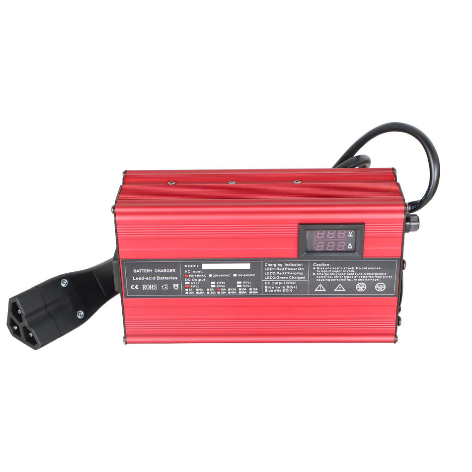 3 pin RXV plug Battery Charger 48 Volt 10Amp For EZGO RXV & TXT Golf Carts