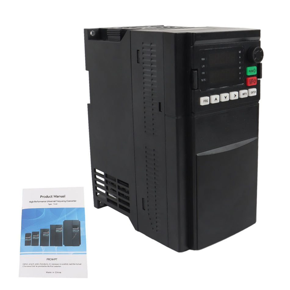 5.5KW 220V 7.5HP Variable Frequency Drive AC 1-3 Phase Converter VFD