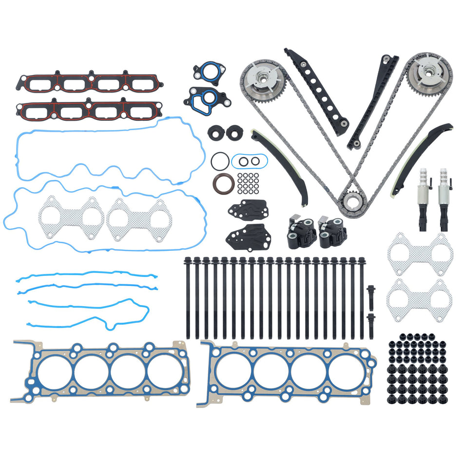 Labwork Timing Chain Cam Phaser Head Gasket Bolts Set For Lincoln Navigator 5.4L
