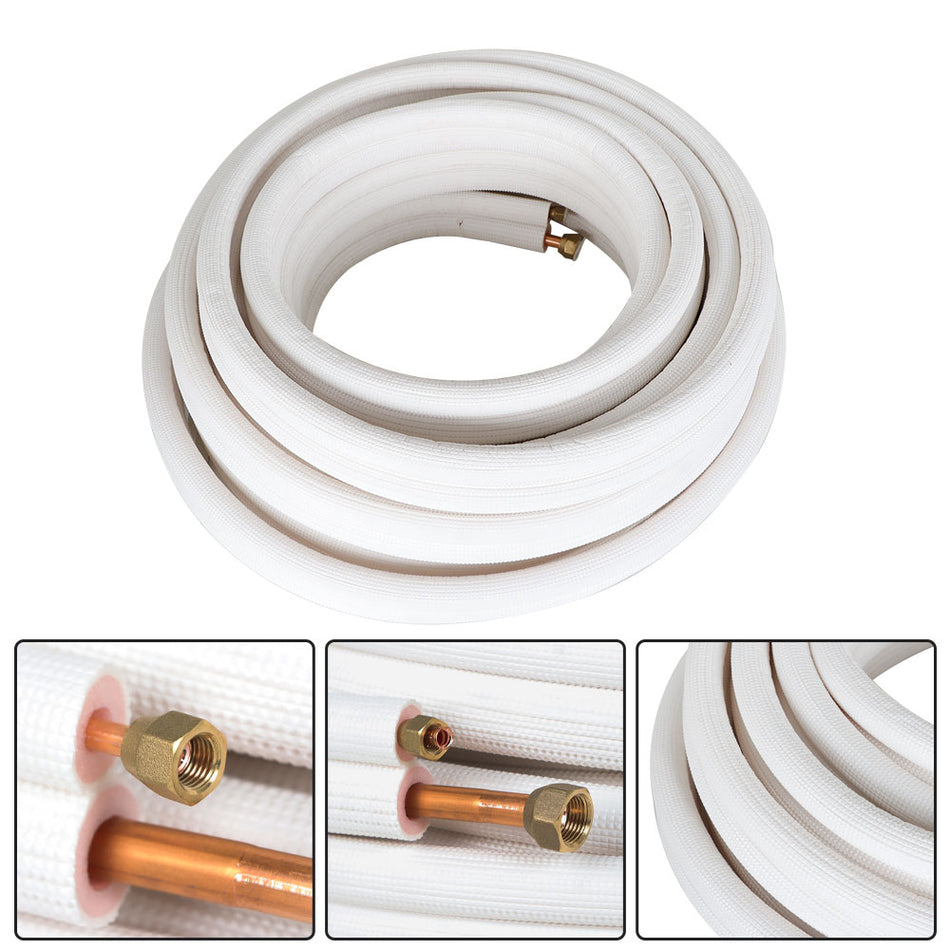 1/4In - 1/2In Dia. 50 Feet Install Kit Fits For Mini Split Heat Pump Systems