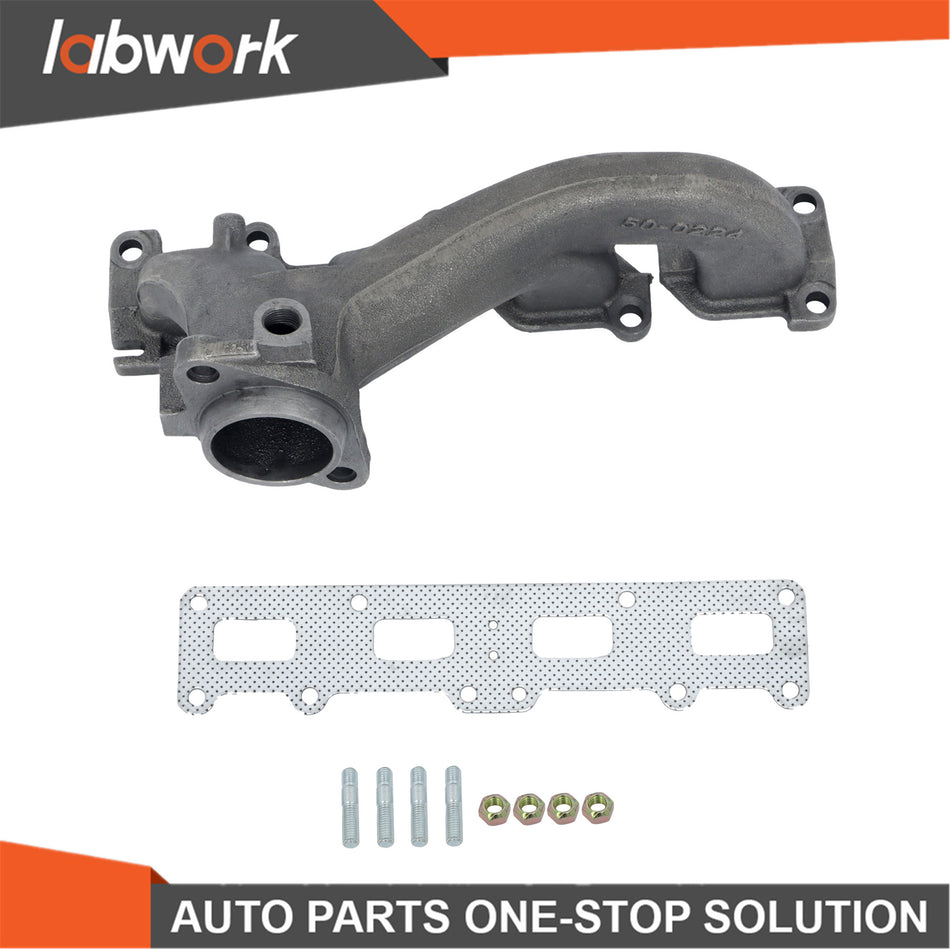 Labwork Exhaust Manifold w/ Gasket Kit for Jeep KJ Liberty 02-05 TJ Wrangler L4