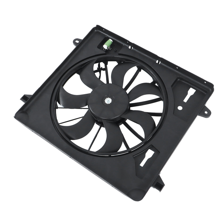 Labwork Radiator Cooling Fan Assembly 2007-2010 2011 for Jeep Wrangler 3.8L V6