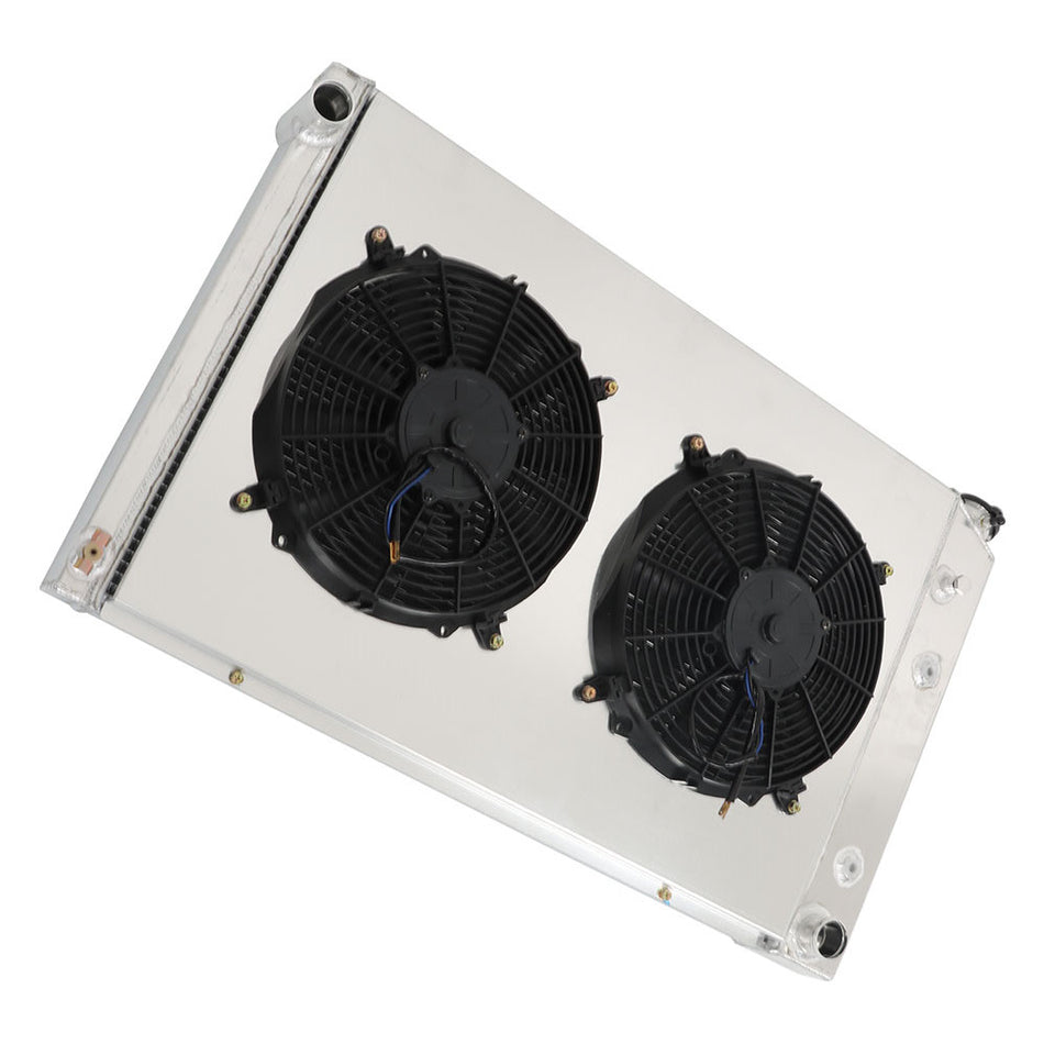 Labwork 3Row Radiator Shroud Fan For 1973-1987 Chevy GMC C/K C10 C20 C30 Blazer