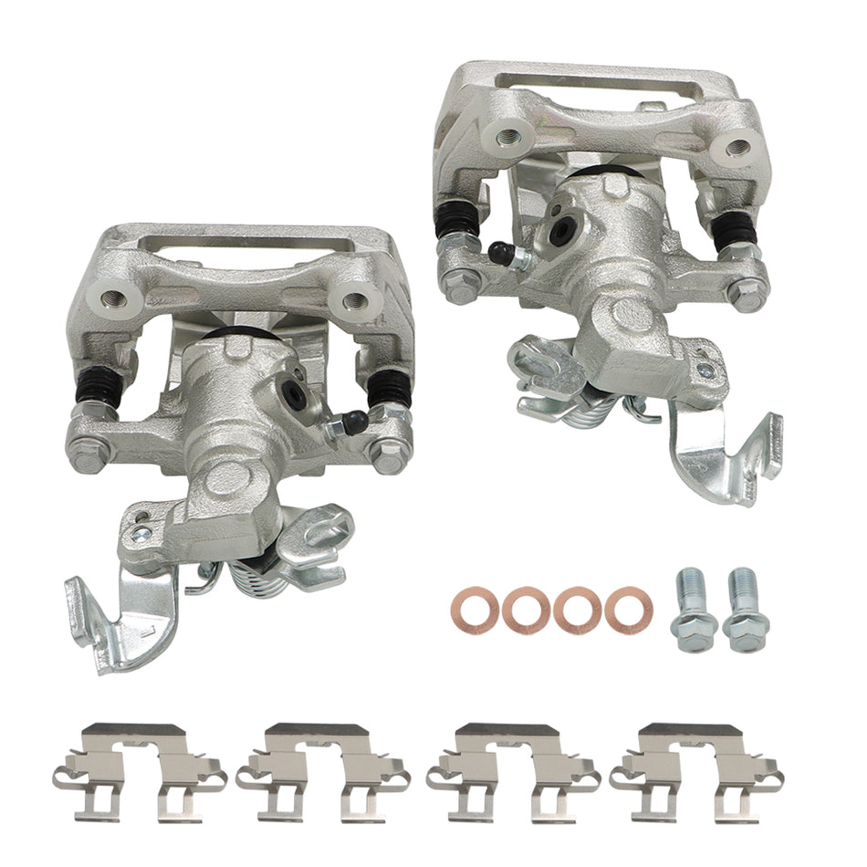 Labwork Rear LH & RH Brake Caliper w/ Bracket For 2006-2012 Lincoln MKZ Zephyr