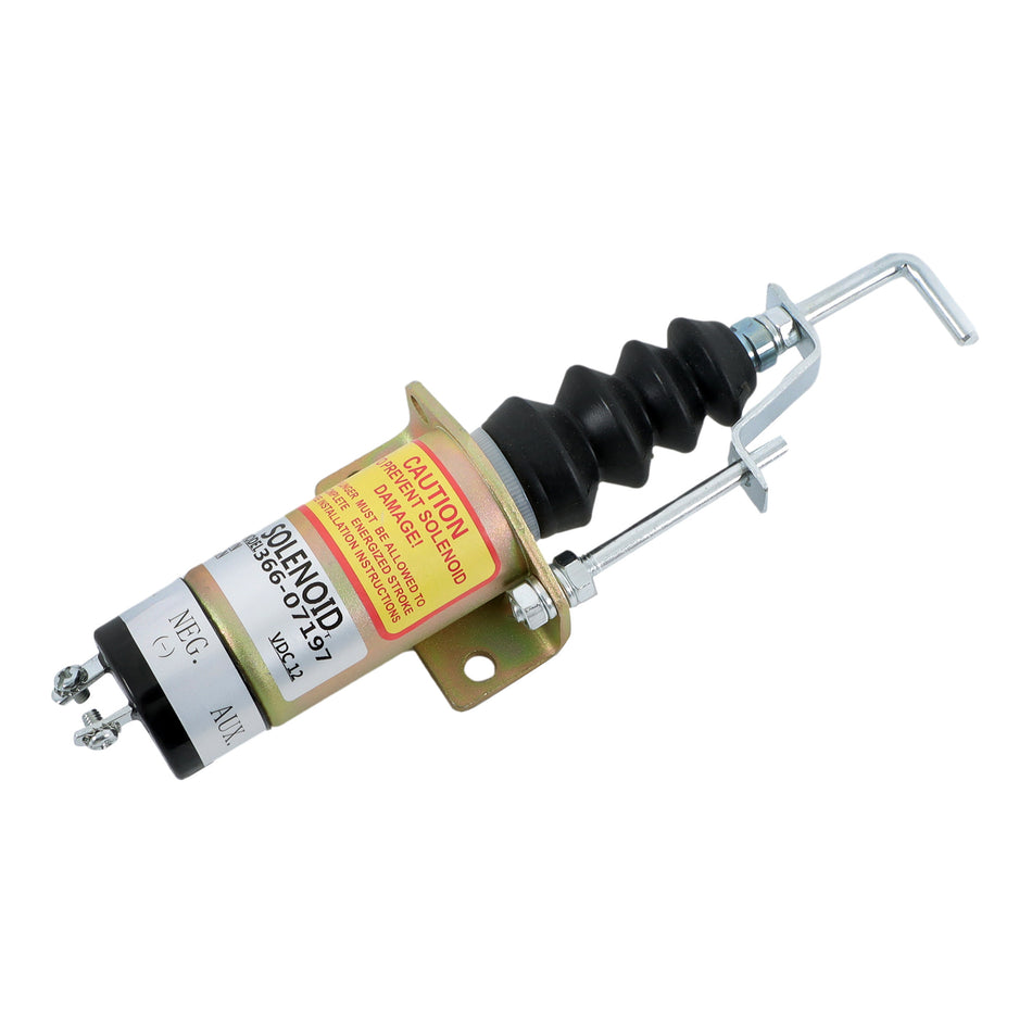 12V Fuel Shutoff Solenoid SA-3405T 1502-12C7U2B2S1 366-07197 for Lister Peter