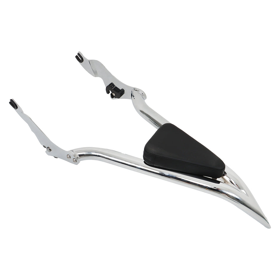 22inch Backrest Sissy Bar Chrome For CVO Touring Road King Street Glide 2009-22
