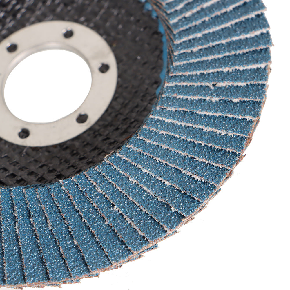 4-1/2" X 7/8" 120 Grit Premium Zirconia Grinding Wheel Flap Disc 10 Pack US