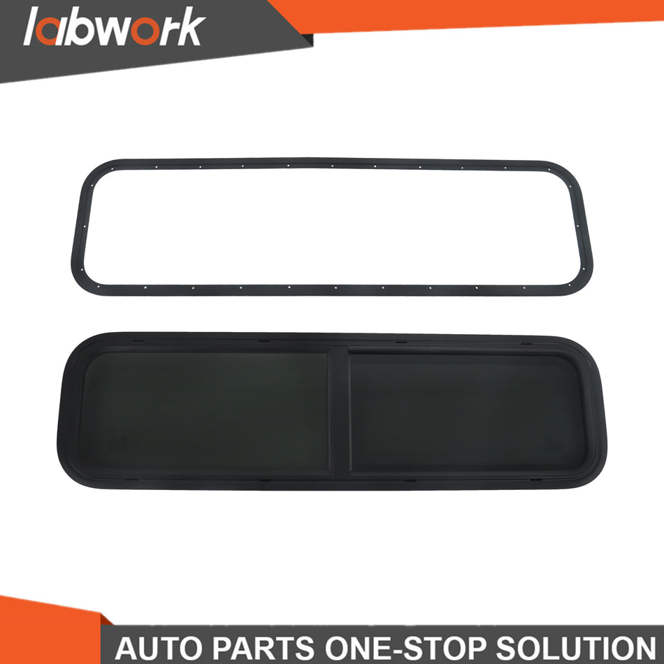 Labwork Camper RV Window 42"W X 12"H Horizontal Sliding Replacement Glass