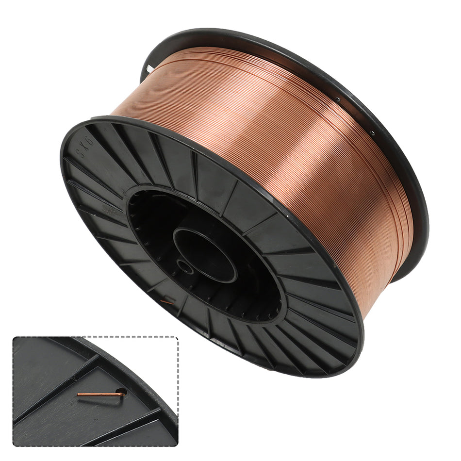 Mild Steel Mig Welding Wire ER70S-6 .045 Inch (1.2mm) 44-lbs Spool 1 Roll New