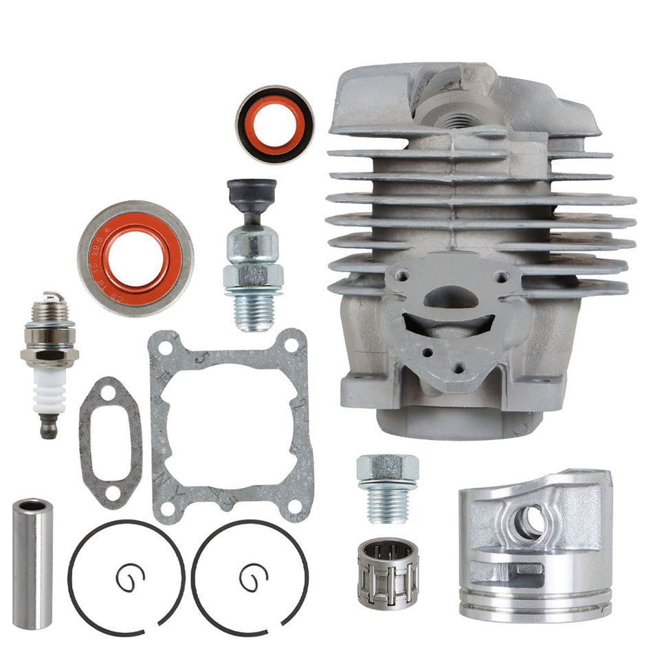 44.7mm 11410201200 Cylinder Piston Gasket Kit For MS261 Chainsaw Parts Oil Seal