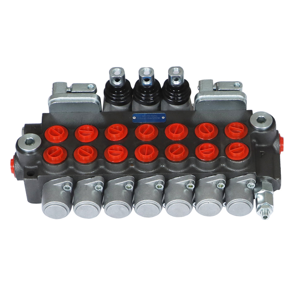 Hydraulic Directional Control Valve 7 Spool 11GPM,40L,BSPP Interface NEW