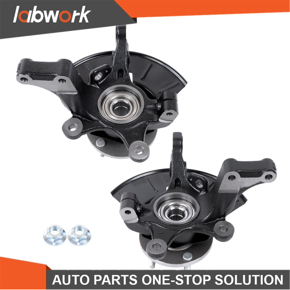 Labwork Front Knuckle & Wheel Hub Bearing for Ford Escape Mazda Tribute 2005-12