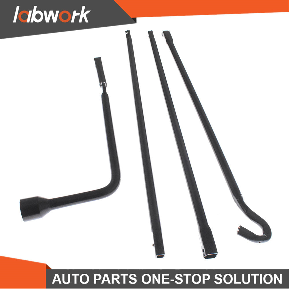 Labwork Spare Lug Wrench Tire Tool Kit w/Bag for 2005-2013 Toyota Tacoma 2.7L
