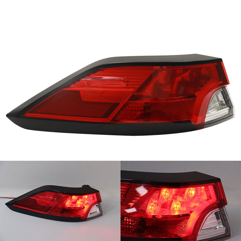 Labwork Outer Driver LH Tail Light Assembly For 22-23 Toyota Corolla Cross L LE