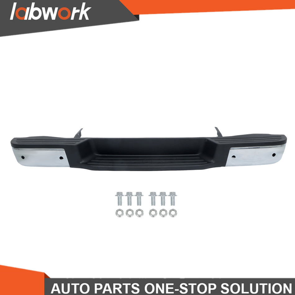 Labwork Rear Bumper Assembly Face Bars Chrome For Nissan NV1500 NV2500 2012-2021