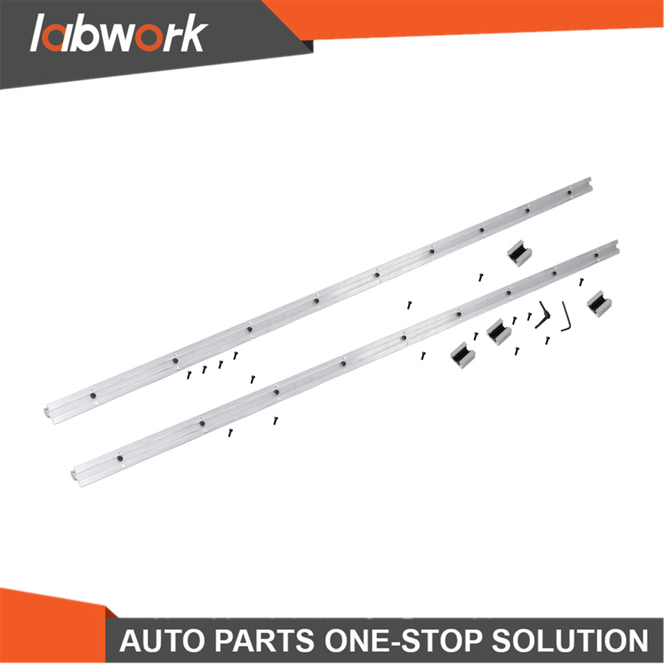 Labwork Precision SBR20UU Linear Rail Kit 1800mm 2PCS for DIY CNC/Automated