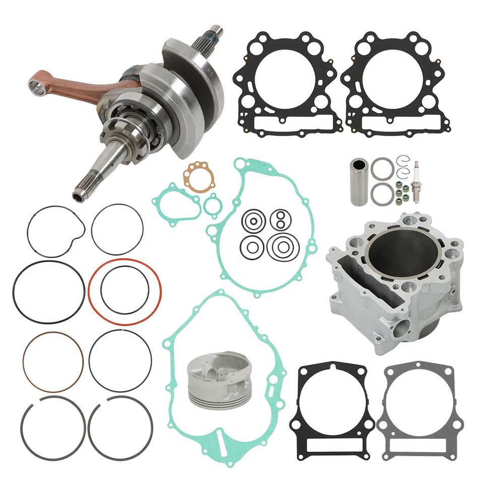 For YAMAHA GRIZZLY/RHINO 660 ENGINE REBUILD CRANKSHAFT CYLINDER PISTON 2002-2008