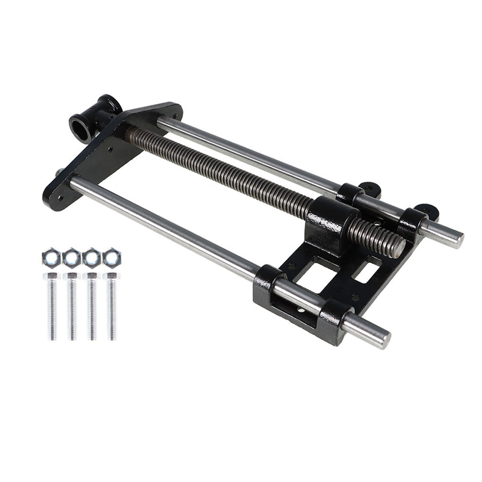 10" Woodworking Vise, Bench Front Vise Wood Clamp Cast Iron 415mm Screw