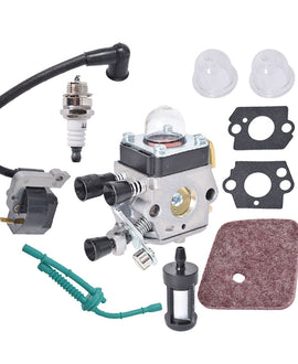 Carburetor Kit Fit For FS45 FS55 FS38 FS46 FS55R KM55 With Ignition Coil