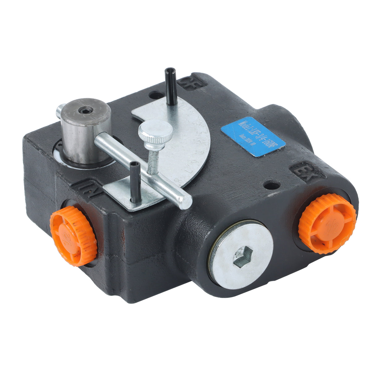 Variable Flow Controller 0-16 GPM #8 SAE Ports Hydraulic Adjustable Variable Flow Control Valve ...