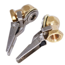 Load image into Gallery viewer, Labwork 2* Brass Lock On Tire Inflator Locking Air Chuck Air Hose Attachment NPT