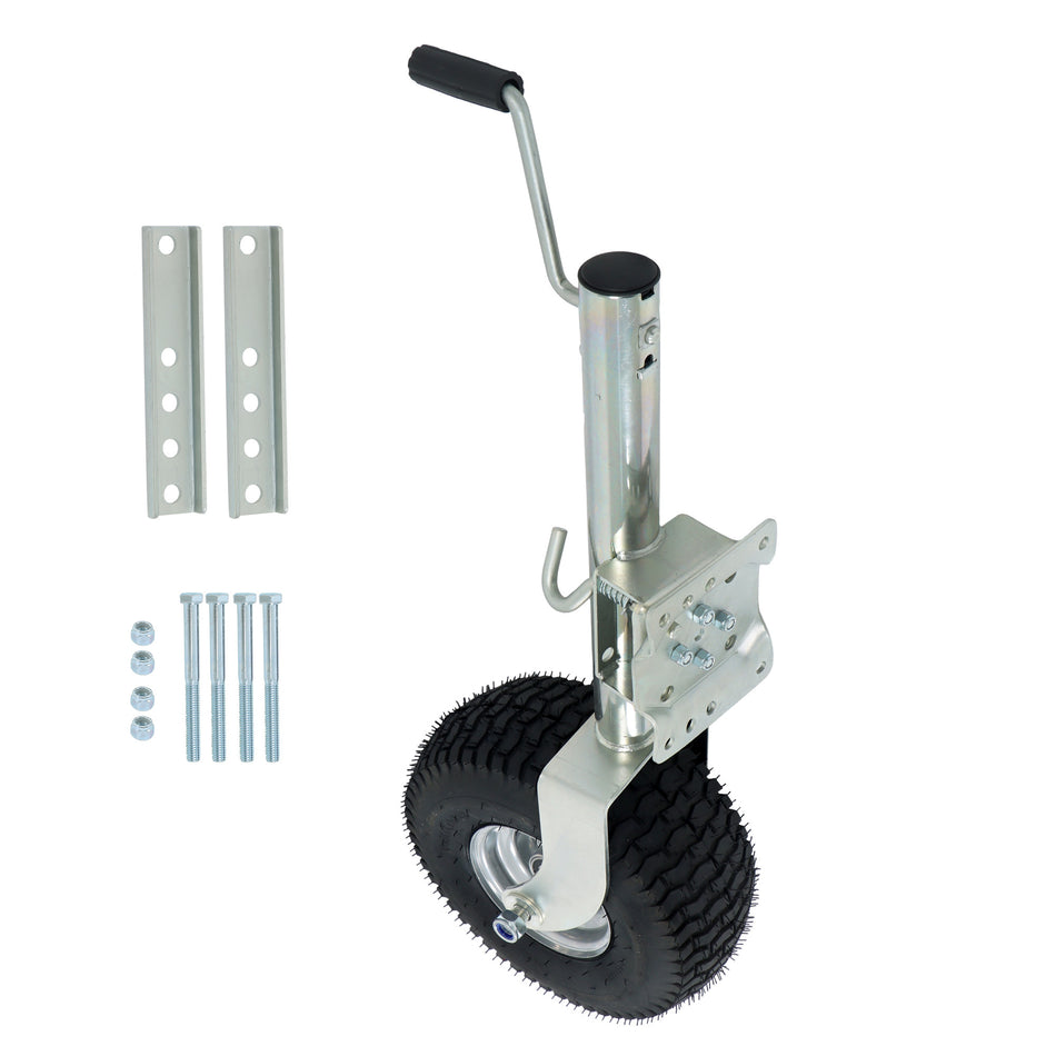 labwork Beach Boat Trailer Jack Wheel Trailer Jack with Pneumatic tire 13.38in