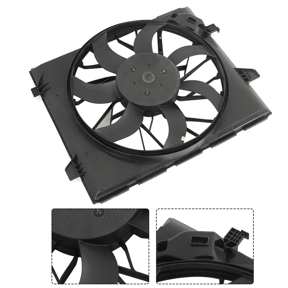 Labwork Cooling Fan Assembly 11-13 For Dodge Durango For Jeep Grand Cherokee 5.7