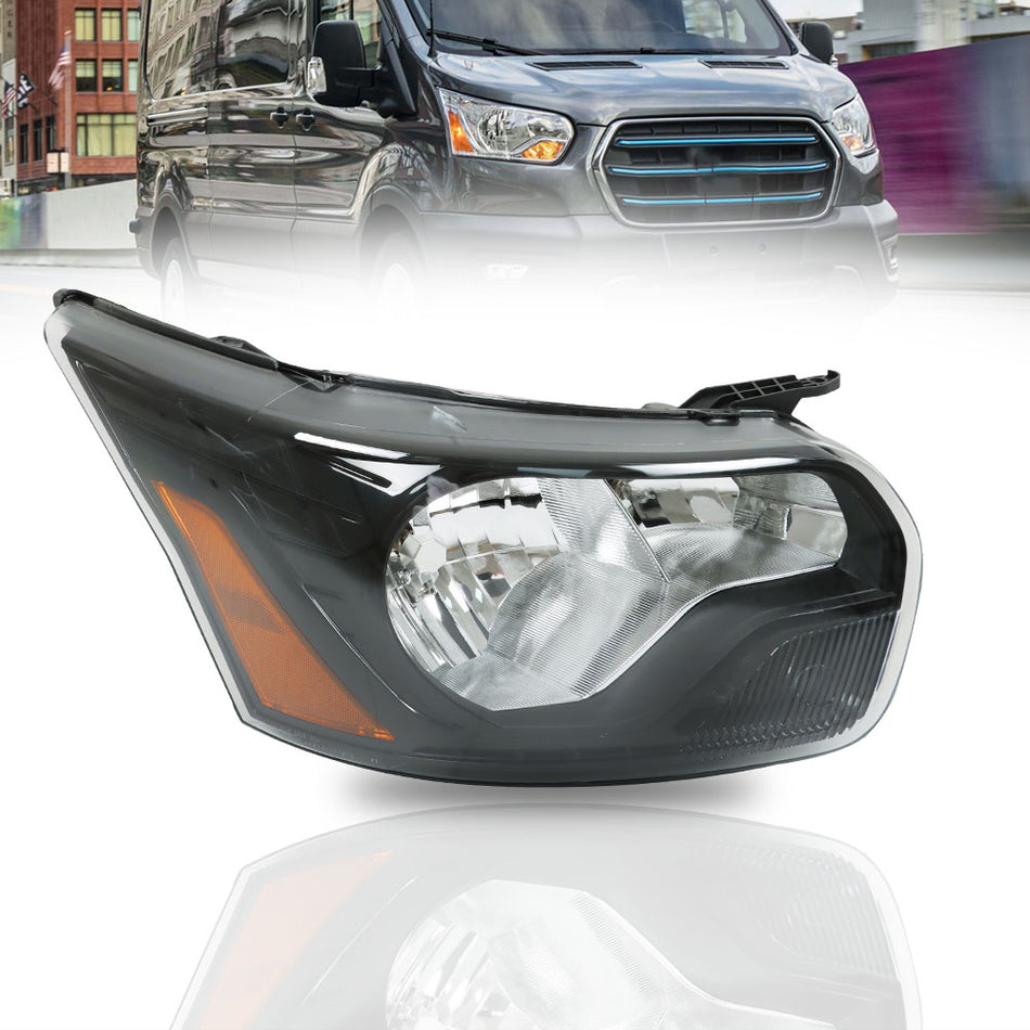 Labwork Right Side Headlight For 2015-21 Ford Transit 150 250 Halogen Clear Lens