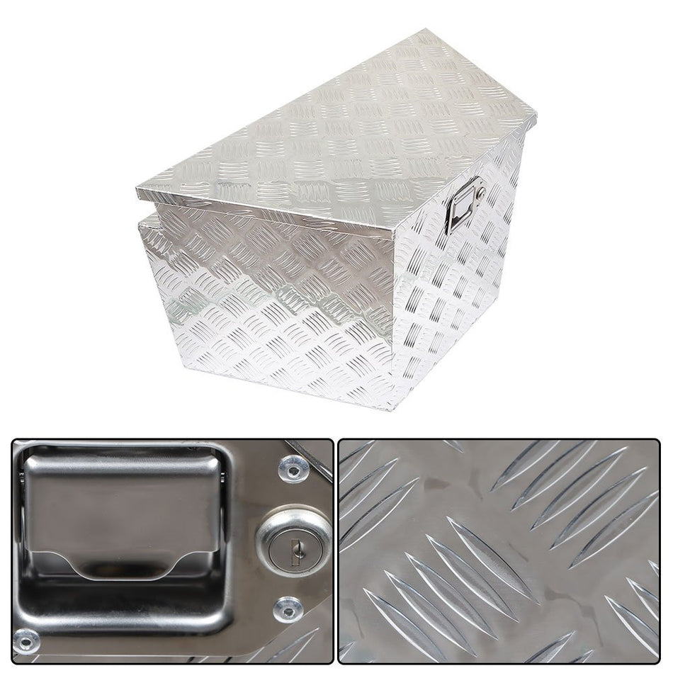 Labwork 15/29"X15"X18" Heavy Duty Aluminum Tread Tool Box For Truck Trailer