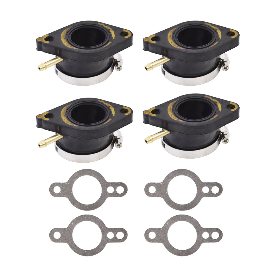 For 1981-1983 Yamaha Carburetor Intake Manifold Boot Set  Maxim 550 Seca 550