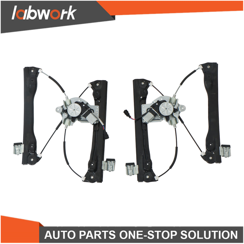 Labwork Window Regulator w/ Motor For Chevrolet Cruze Front Left & Right 2pin