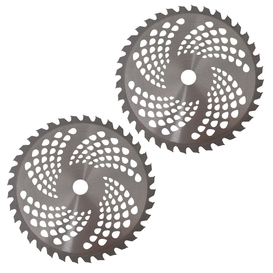 2 Pack 9" x 36T Carbide Tip Brush Blades Suitable For Cutter Trimmer Weed Eater