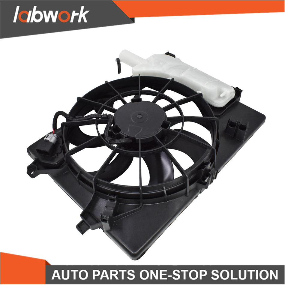 Labwork Radiator Cooling Fan Assembly For 2011-13 Hyundai Elantra HY3115133