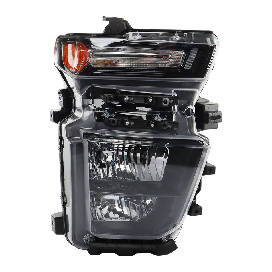 Labwork Right Headlight For 2021-2023 Chevy Silverado 2500HD Halogen Black Clear