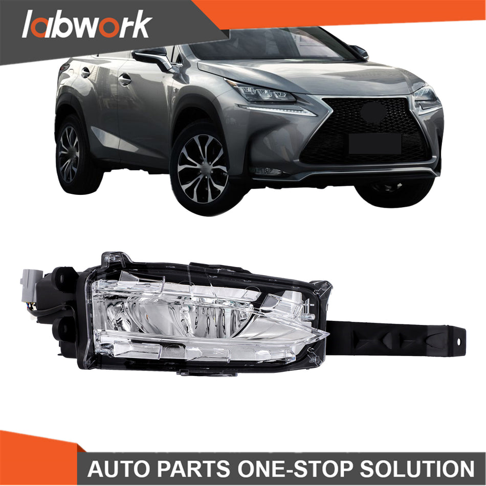 Labwork Fog Lights For Lexus NX200T 2015-2017 W/F-Sport LED Front Right Side