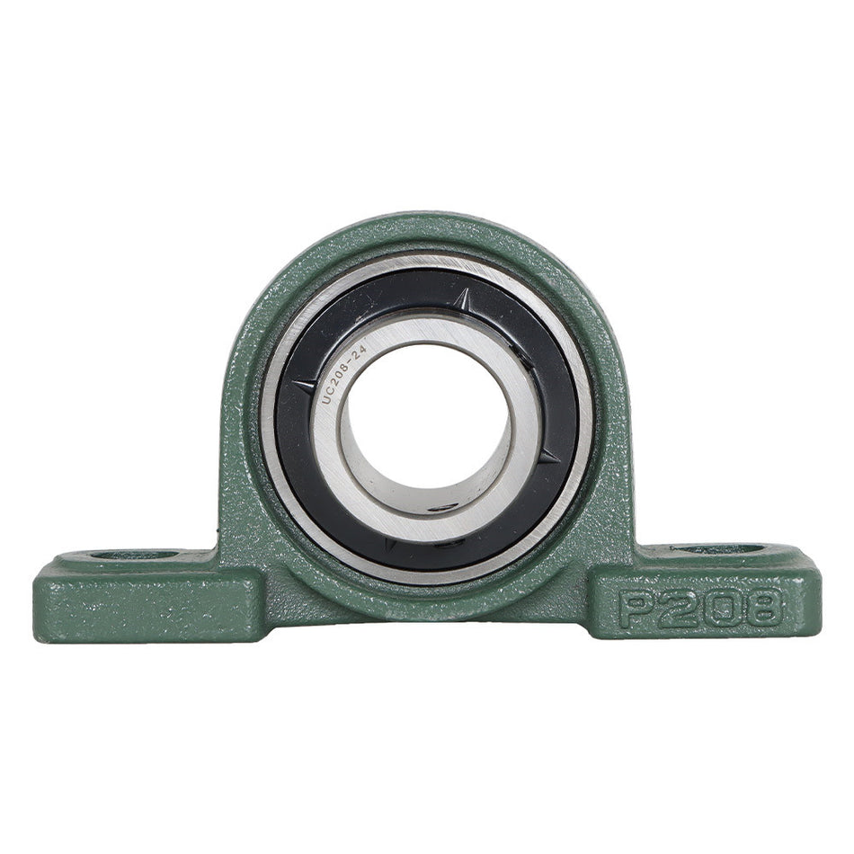UCP208-24 Solid Base Pillow Block Bearing 1-1/2 Bore Self Aligning 2 Bolt, 2 PCS