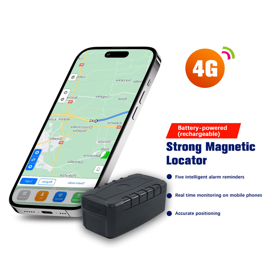 4G GPS Real Time Car Tracking Device GT76-20000mAH Subscription Required