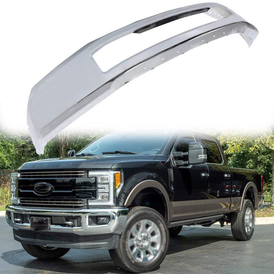 Labwork Steel Front Bumper For F250 F350 Super Duty 17-2019 W/o Fog Light Hole